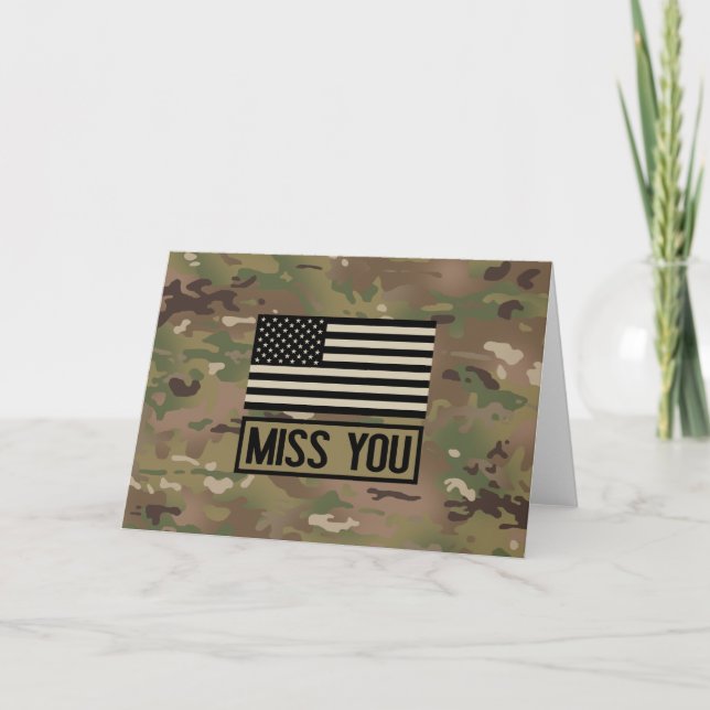 Carte Militaire - Miss You (Devant)
