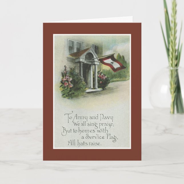 Carte Militaire : Pensez à vous (Devant)