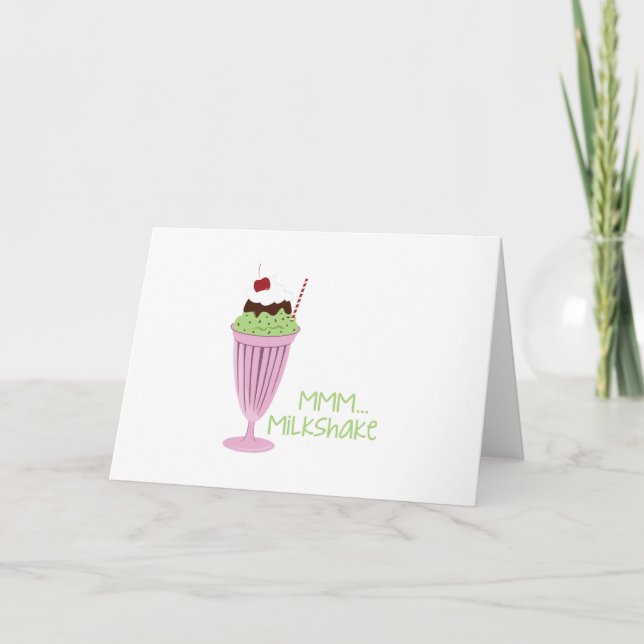 Carte Milkshake Ice Cream (Devant)
