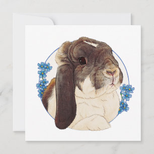 Carte Milly Moo Bunny