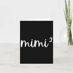 Carte Mimi2 Mimi au carré fois deux jumeaux 2ème puissan