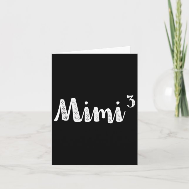 Carte Mimi3 Mimi au cube fois trois Triplé Puissance 3 N (Devant)