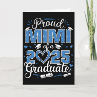 Carte Mimi fière d'une promotion de diplômés 2025 Senior