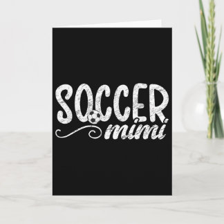 Carte Mimi footballeuse fière Mimi d'un joueur de footba