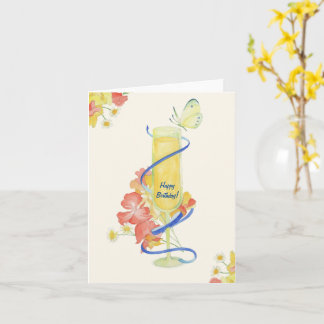 Carte Mimosa_ Joyeux anniversaire !
