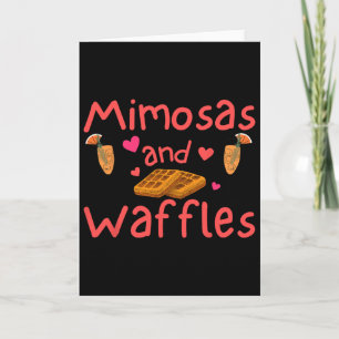 Carte Mimosas Et Gaufres Drôles De Galentine Femmes Amit