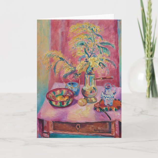 Carte Mimosas | Henri Manguin (Devant)