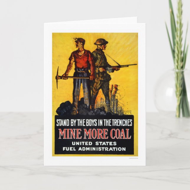 Carte Mine plus de charbon (Devant)