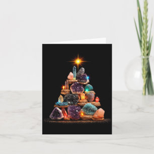 Carte Minéraux amusants Graphiques de l'Arbre de Noël Cr