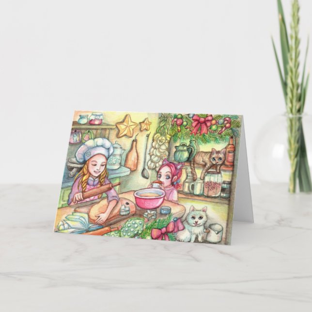 Carte Mini Chef dans la cuisine (Devant)