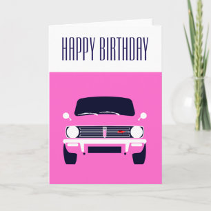 Carte Mini-club rose classique