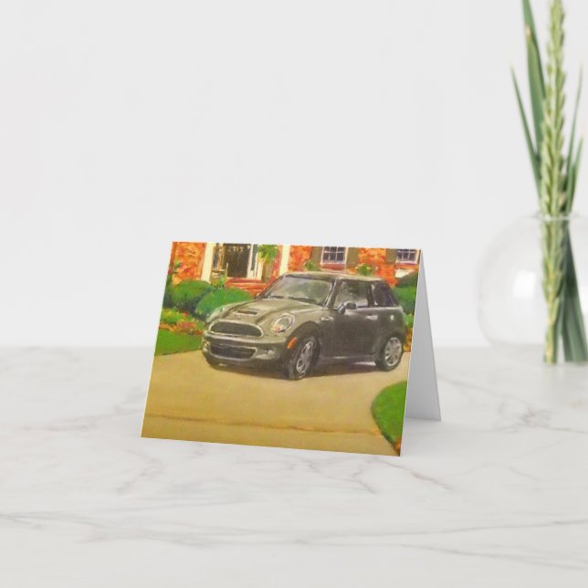 Carte Mini Cooper (Devant)
