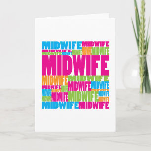 Carte Mini-femme colorée