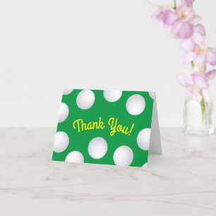 Carte Mini Golf Balls Anniversaire Fête Enfants Sports