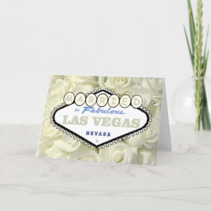Carte Mini Roses de la respiration bébé MARIÉ à Las Vega