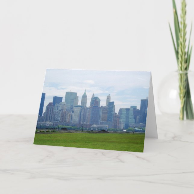 Carte Mini Skyline (carte de voeux vierge) (Devant)