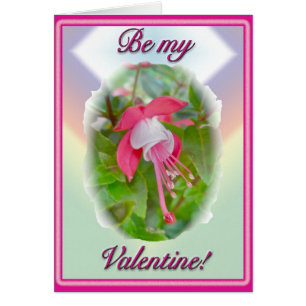 Carte Miniature Fuschia Valentine