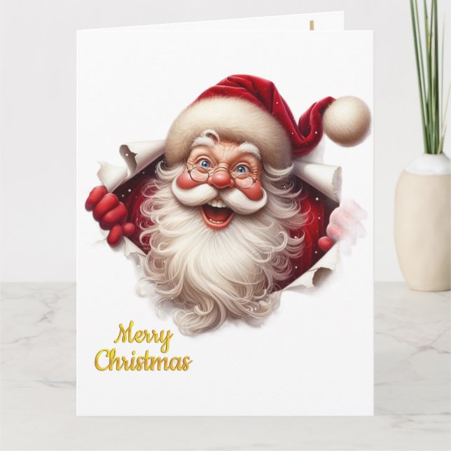 Carte Minimal Christmas Postcard | Line Art Tree | Kalir (Devant)