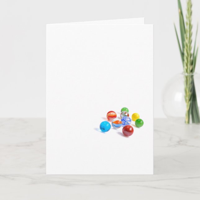 Carte Minimal Lost Your Marbles Friendship (Devant)