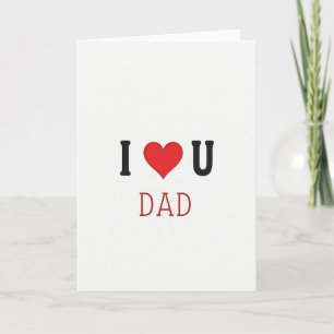 Carte minimale Meilleur Papa Art