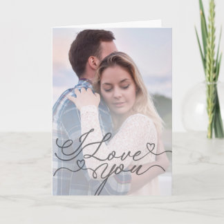Carte Minimalist I Love You