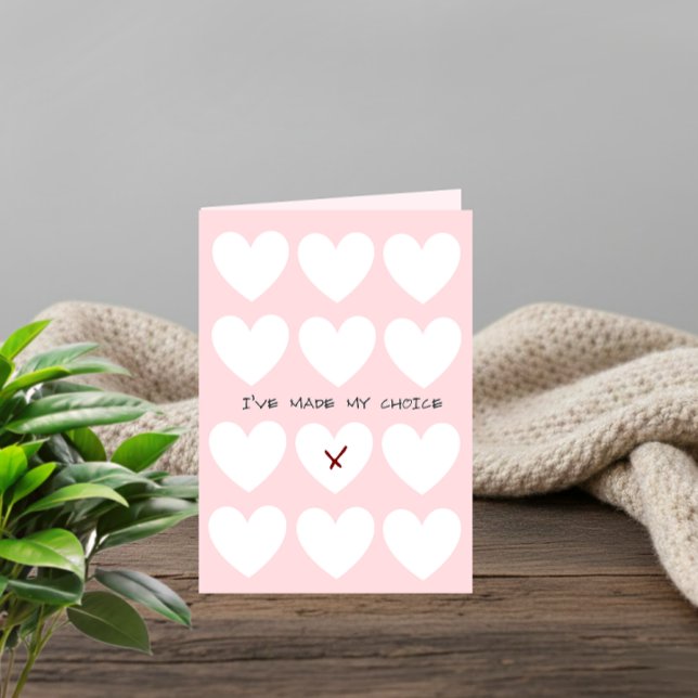 Carte Minimalist Valentine’s Day card (Créateur téléchargé)