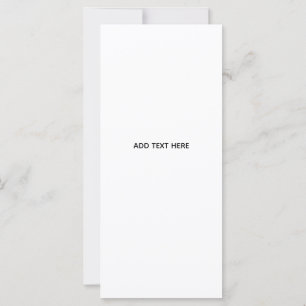 Carte Minimaliste Blanc Élégant pour Toutes les Occasion