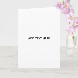 Carte Minimaliste Blanc Élégant pour Toutes les Occasion