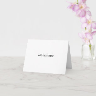 Carte Minimaliste Blanc Élégant pour Toutes les Occasion