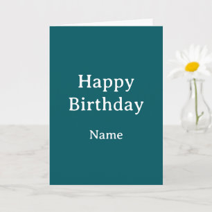 Carte Minimaliste Turquoise Tout Ce Dont Vous Avez Besoi