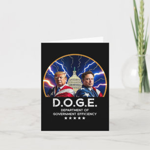 Carte Ministère De L'Efficacité Gouvernementale Doge Tru
