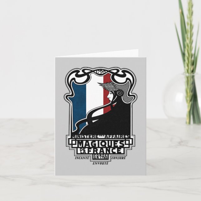 Carte Ministère des affaires Magiques de la France (Devant)