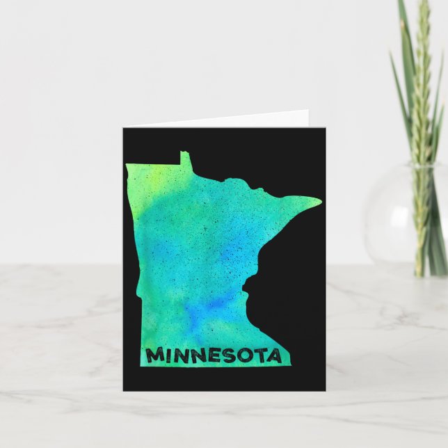 Carte Minnesota Home State Women Men Kid Roots Map Love  (Devant)