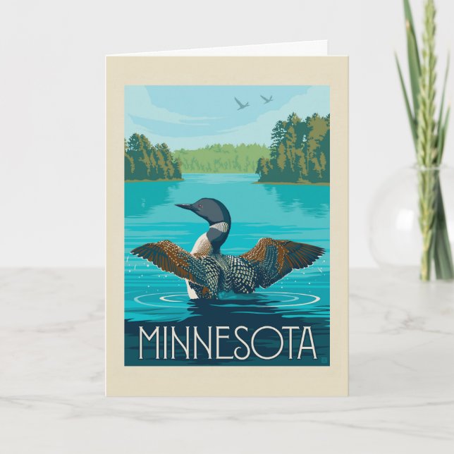 Carte Minnesota | Loon (Devant)