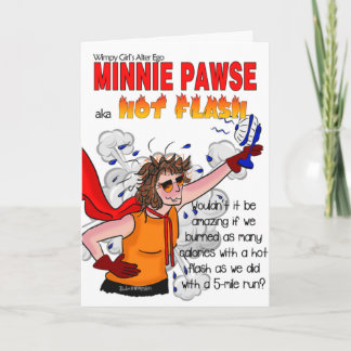 Carte Minnie Pawse - Journée mondiale de la ménopause