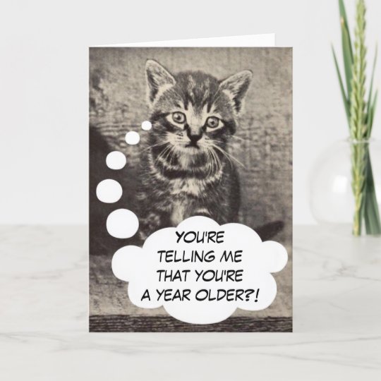 Carte Minou Mignon De Joyeux Anniversaire De Chaton De Zazzle Fr