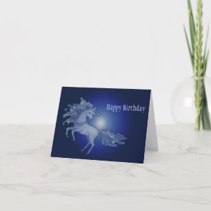 Carte Minuit Unicorne - Customisé