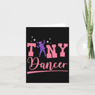 Carte Minuscule Danseur Belle Danse Enfants Danser Entra