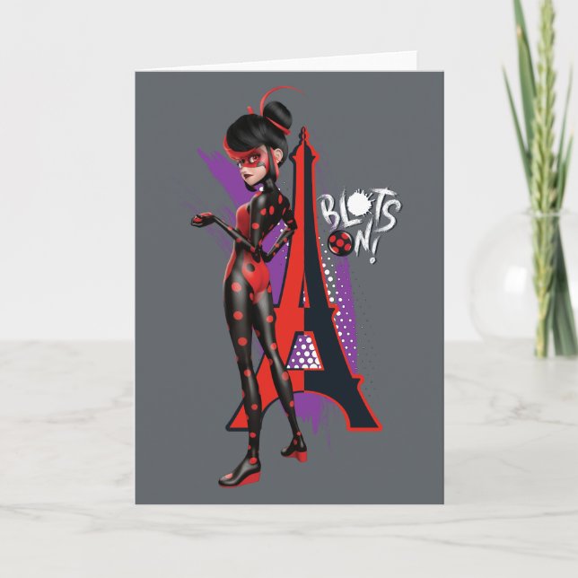 Carte Miraculeux Shadybug Re-verse Blots On! (Devant)