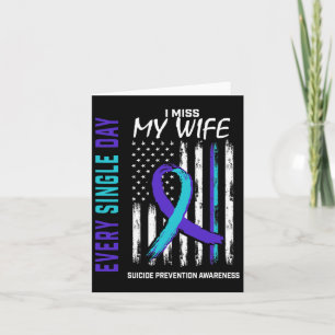 Carte Miss Ma femme Prévention du suicide Américaine