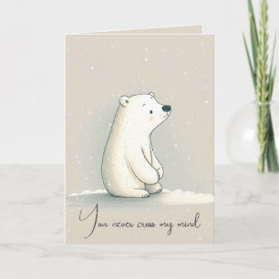 Carte Miss Ours Polaire