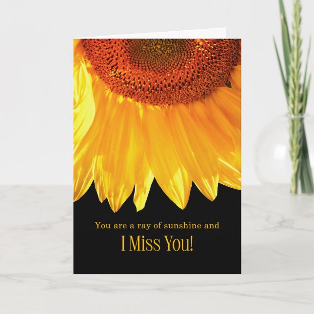 Carte Miss Sunflower Sunshine in My Life (Devant)