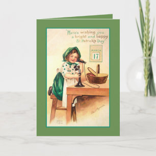 Carte Miss Vintage au téléphone