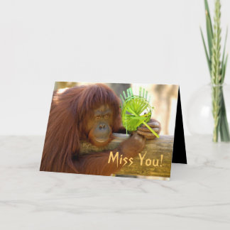Carte Miss You! Greeting Card