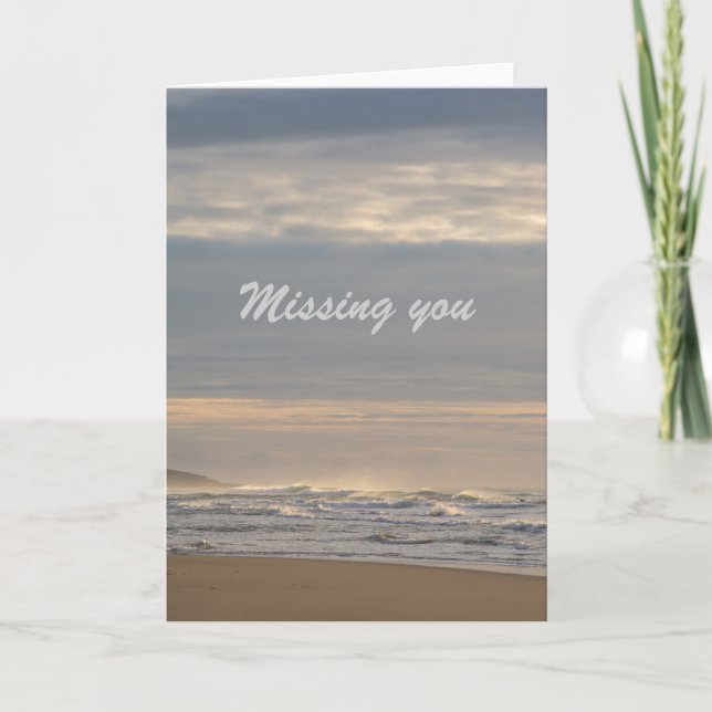 Carte Missing you (Devant)