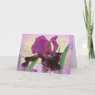 Carte Missing you floral card