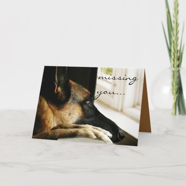 Carte Missing You Greeting Card (Devant)