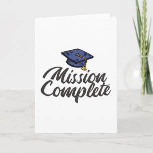Carte Mission de fin d'études accomplie