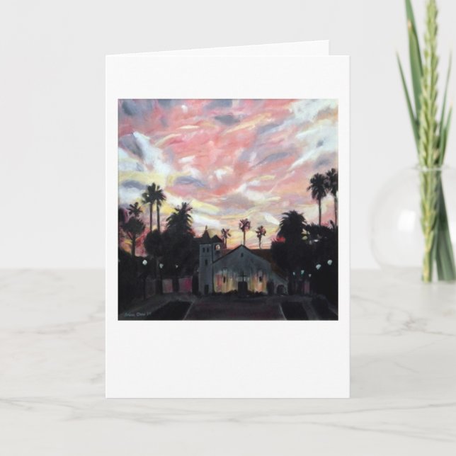 Carte "Mission Santa Clara" par la bouffe de Trina (Devant)