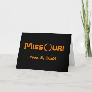 Carte Missouri 2024 Éclipse solaire totale